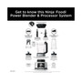 Foodi® Power Blender & Processor System with Smoothie Bowl Maker and Nutrient Extractor* + 4in1 Blender 1400WP