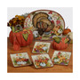Harvest Blessings Oval Turkey Platter