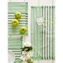Design Import Stripes with Fringe Placemat, Set of 6