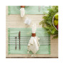Design Import Stripes with Fringe Placemat, Set of 6