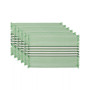 Design Import Stripes with Fringe Placemat, Set of 6
