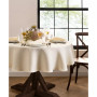 Laurel Solid Texture Water and Stain Resistant Tablecloth, 90" Round