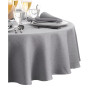 Laurel Solid Texture Water and Stain Resistant Tablecloth, 90" Round