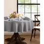 Laurel Solid Texture Water and Stain Resistant Tablecloth, 90" Round