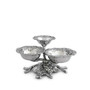 Designs Aluminum Grape Tiered 3-Bowls