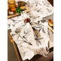 Botanical Print Table Runner 14" X 72""