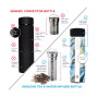 Chicago Insulated Tea Infuser Bottle, 15.2 fl oz Capacity with Long Tea Infuser