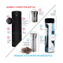 Chicago Insulated Tea Infuser Bottle, 15.2 fl oz Capacity with Long Tea Infuser