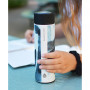 Chicago Insulated Tea Infuser Bottle, 15.2 fl oz Capacity with Long Tea Infuser