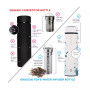 Chicago Insulated Tea Infuser Bottle, 15.2 fl oz Capacity with Long Tea Infuser