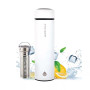 Chicago Insulated Tea Infuser Bottle, 15.2 fl oz Capacity with Long Tea Infuser