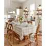Farmhouse Living Buffalo Check Tan/White 52"x 52" Tablecloth