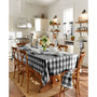 Farmhouse Living Buffalo Check Tan/White 52"x 52" Tablecloth