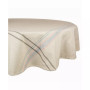 Chambray French Stripe Tablecloth 70" Round