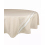 Chambray French Stripe Tablecloth 70" Round
