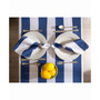 Nautical Blue Cabana Stripe Outdoor Table cloth 60" X 120"