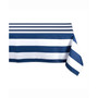 Nautical Blue Cabana Stripe Outdoor Table cloth 60" X 120"