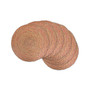 Variegated Round Braided Placemat, Set of 6