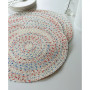 Americana Bouclé Round Placemat, Set of 4