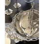 Designs Aluminum Grape Open Vine Salad Bowl and Servers 3-Pc