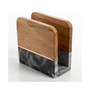Laurie Gates Marble & Wood Napkin Holder