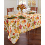 Autumn Leaves Fall Printed Tablecloth, 60" x 84" Oblong