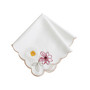 Sunflower and Daisies Cutwork Napkins 17x17,Set of 4
