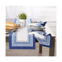 Porto Stripe Print Table Runner, 14" x 72"