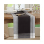 Long Table Runner with Stripe Border Design, 72" x 13"