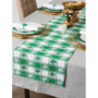 Shamrock Woven Check Table Runner