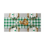 Shamrock Woven Check Table Runner