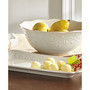 French Perle Stoneware Hors D'oeuvre Tray