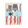 Laguiole 5 Piece Cheese Knife, Fork and Slicer Set