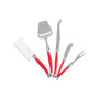 Laguiole 5 Piece Cheese Knife, Fork and Slicer Set