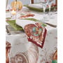 Holiday Turkey Bordered Fall Napkins, Set of 8