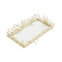 Rectangular Decorative Mirror Tray Design Border, 12" x 6"