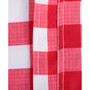 Check Outdoor Tablecloth with Zipper 60" x 84"
