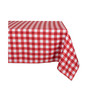Check Outdoor Tablecloth with Zipper 60" x 84"