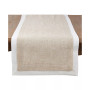 Double Layer Table Runner with Thick Border Design
