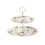 Wedgewood Wild Strawberry Two Tier Cake Stand