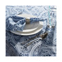 Paisley Print Outdoor Tablecloth, 60 Round