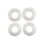S/4 Beveled Marble Napkin Rings