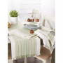 Striped Fringed Table Runner, 14" x 72"