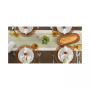 Striped Fringed Table Runner, 14" x 72"
