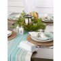 Striped Fringed Table Runner, 14" x 72"