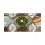 Striped Fringed Table Runner, 14" x 72"