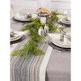 Striped Fringed Table Runner, 14" x 72"