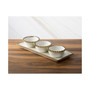 Bowl with Beaded Design Relish Dish