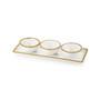 Bowl with Beaded Design Relish Dish