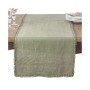 Pom Pom Design Linen Dining Room Table Runner